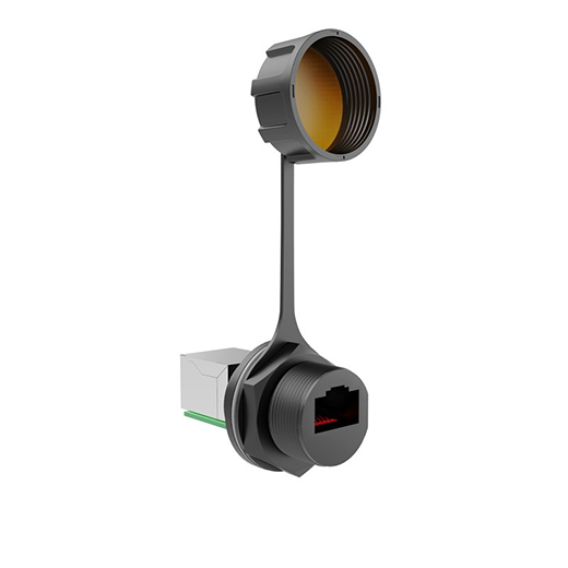 RJ45 Glue filled  Type Socket Side Connector